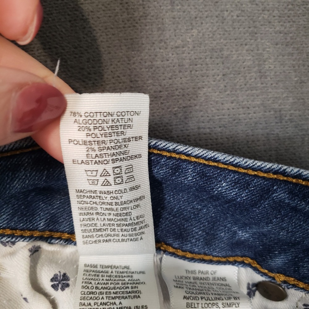 Lucky Brand Lolita Skinny Jeans Womens 28/6 Blue Medium Wash Mid Rise Stretch - Picture 4 of 11